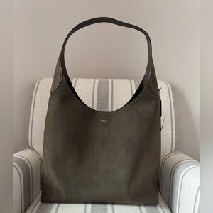 NWT Authentic COACH Brooklyn 39 Shoulder Bag in Olive Suede